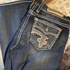 Rock revival boot cut jeans great shape size 33
